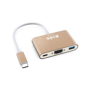 S-LINK SL-USB-C68 TYPE-C TO HDMI+USB3.0+PD ÇEVİRİCİ