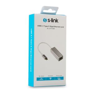 S-LINK SL-UTY1005 TYPE-C TO RJ45 10/100/1000M GIGABIT ETHERNET