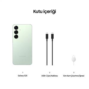 Samsung Galaxy S25 5G 12/256 Gb Akıllı Telefon Mint Yeşili