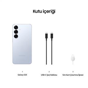 Samsung Galaxy S25 5G 12/256 Gb Akıllı Telefon Buz Mavisi