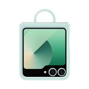 Samsung Galaxy Z Flip 6 Yüzüklü Silikon Kılıf - Mint