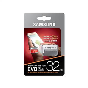 Samsung Evo Plus 32 GB Class10 Adaptörlü Hafıza Kartı (95MB/s-20MB/s)