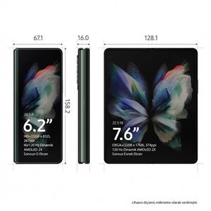 Samsung Galaxy Z Fold3 5g 256 Gb Akıllı Telefon Yeşil