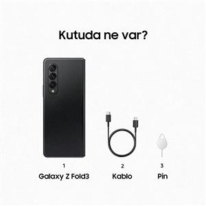Samsung Galaxy Z Fold3 5G 256 GB Akıllı Telefon Siyah