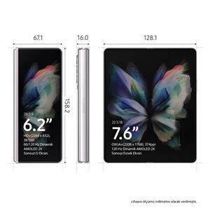 Samsung Galaxy Z Fold3 5g 256 Gb Akıllı Telefon Gümüş