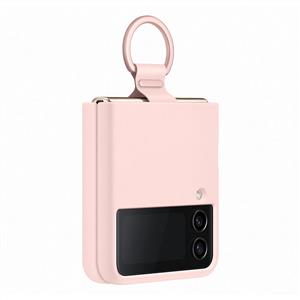 SAMSUNG EF-PF721TPEGWW GALAXY Z FLİP 4 YÜZÜKLÜ SİLİKON KILIF - PEMBE