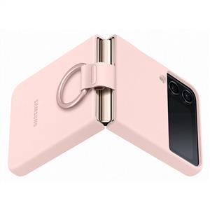 SAMSUNG EF-PF721TPEGWW GALAXY Z FLİP 4 YÜZÜKLÜ SİLİKON KILIF - PEMBE