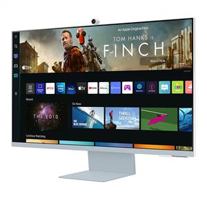 SAMSUNG 32" LS32BM80BUUXUF 4Ms 60Hz UHD DAHİLİ KAMERALI PİVOT SMART MONİTÖR