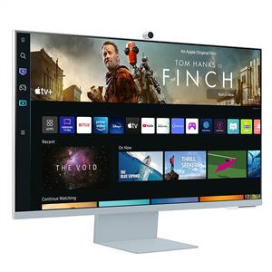 SAMSUNG 32" LS32BM80BUUXUF 4Ms 60Hz UHD DAHİLİ KAMERALI PİVOT SMART MONİTÖR