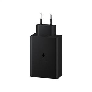 SAMSUNG EP-T6530N TYPE-C & TYPE-A HIZLI ŞARJ ALETİ ÜÇLÜ (65W-25W-15W) - SİYAH
