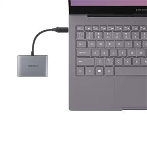 SAMSUNG EE-P3200B MULTİPORT ADAPTÖR - GRİ