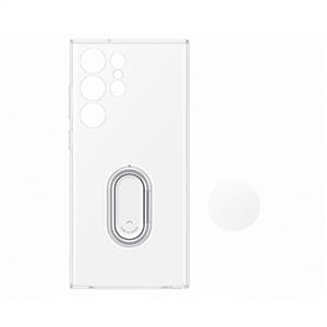 Samsung Galaxy S23 Ultra Standlı Halkalı Kılıf - Şeffaf