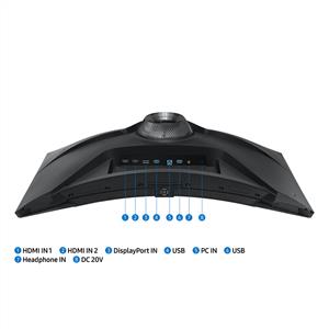 SAMSUNG 32" LS32BG750NPXUF 1Ms(GTG) 165Hz 4K CURVED GAMING MONITOR