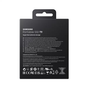Samsung 4TB T9 USB 3.2 Siyah (Okuma 2000MB/Yazma 2000MB) Taşınabilir SSD