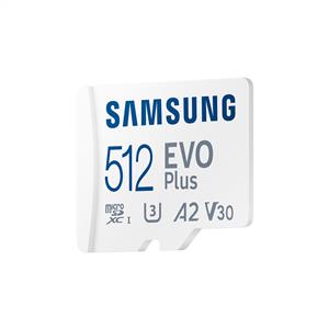 Samsung Evo Plus 512 GB 4K Adaptörlü Hafıza Kartı (160MB/S)