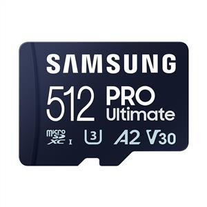 Samsung Pro Ultimate 512 GB Adaptörlü Hafıza Kartı (200MB/S-130MB/S)