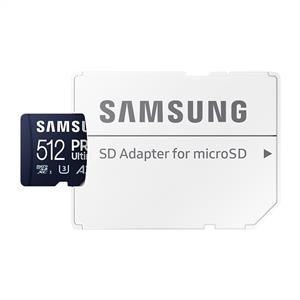 Samsung Pro Ultimate 512 GB Adaptörlü Hafıza Kartı (200MB/S-130MB/S)