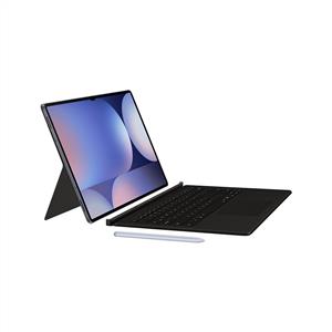 Samsung Tab S10 / S9 Ultra Klavyeli Mousepadli Kılıf - Siyah
