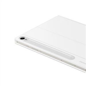 Samsung Tab S9 Galaxy Klavyeli Mousepadli Kılıf- Beyaz