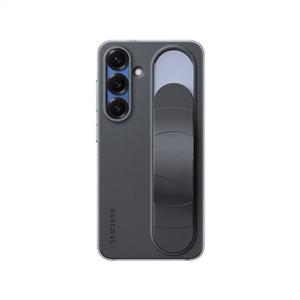 Samsung Galaxy S25 Standlı Kordonlu Kılıf - Siyah