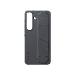 Samsung Galaxy S25 Standlı Kordonlu Kılıf - Siyah