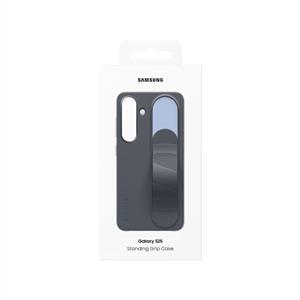 Samsung Galaxy S25 Standlı Kordonlu Kılıf - Siyah