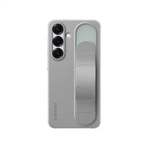 Samsung Galaxy S25 Standlı Kordonlu Kılıf - Gri