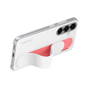 Samsung Galaxy S25 Standlı Kordonlu Kılıf - Beyaz