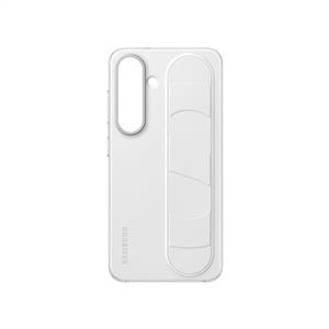 Samsung Galaxy S25 Standlı Kordonlu Kılıf - Beyaz