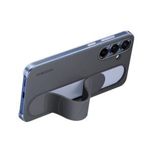 Samsung Galaxy S25 Plus Standlı Kordonlu Kılıf - Siyah