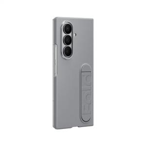 Samsung Galaxy Z Fold 7 Standlı Silikon Kılıf - Gri