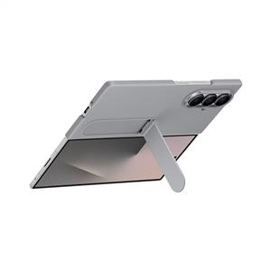 Samsung Galaxy Z Fold 7 Standlı Silikon Kılıf - Gri