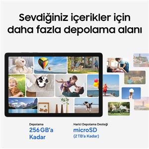 Samsung Galaxy Tab A11+ 128Gb 6Gb-11'' Android Tablet SM-X230NZSRTUR Gümüş
