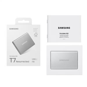 Samsung 1TB T7 Gen2 Resurrected USB 3.2 Silver (Okuma 1050MB / Yazma 1000MB) Harici SSD