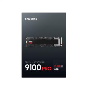 Samsung 8TB 9100 PRO GEN5 NVMe  M.2 SSD (Okuma Hızı 14800MB / Yazma Hızı 13400MB)