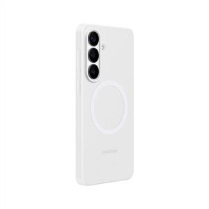 Samsung Galaxy S26+ Silikon Magnet Kılıf - Beyaz