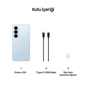 Samsung Galaxy S26 5G 12/256 Gb Akıllı Telefon Gök Mavisi