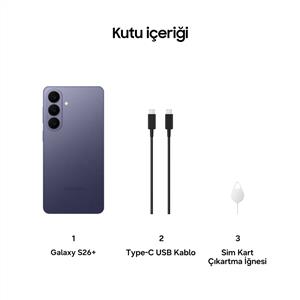 Samsung Galaxy S26 Plus 5G 12/256 Gb Akıllı Telefon Kobalt Mor