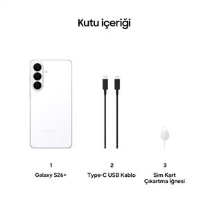 Samsung Galaxy S26 Plus 5G 12/256 Gb Akıllı Telefon Beyaz