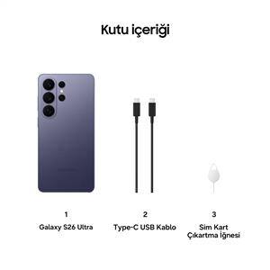 Samsung Galaxy S26 Ultra 5G 12/256 Gb Akıllı Telefon Kobalt Mor