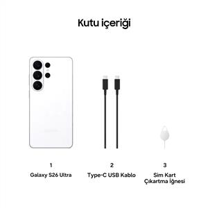 Samsung Galaxy S26 Ultra 5G 12/512 Gb Akıllı Telefon Beyaz