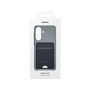 SAMSUNG Galaxy A37 Kart Bölmeli Kılıf - Siyah