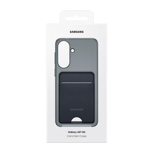 SAMSUNG Galaxy A57 Kart Bölmeli Kılıf - Gri