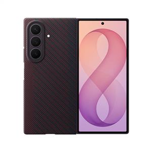 Samsung Galaxy Z Fold 8 Ultra Karbon Magnet Kılıf - Kırmızı