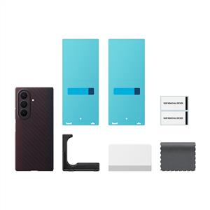 Samsung Galaxy Z Fold 8 Ultra Karbon Magnet Kılıf - Kırmızı