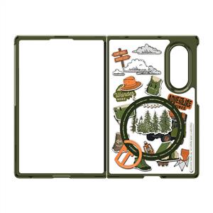 Samsung Galaxy Z Fold 8 Magnet Kılıf (Maceracı) - Çok Renkli