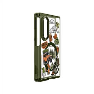 Samsung Galaxy Z Fold 8 Magnet Kılıf (Maceracı) - Çok Renkli