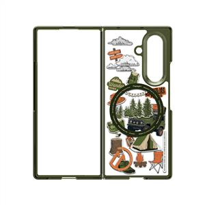 Samsung Galaxy Z Fold 8 Ultra Magnet Kılıf (Maceracı) - Çok Renkli