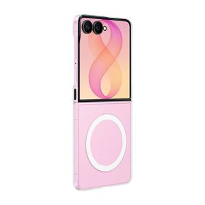 Samsung Galaxy Z Flip 8 Şeffaf Magnet Kılıf - Şeffaf