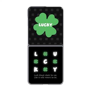 Samsung Galaxy Z Flip 8 Flipsuit Kılıf (Lucky) - Siyah